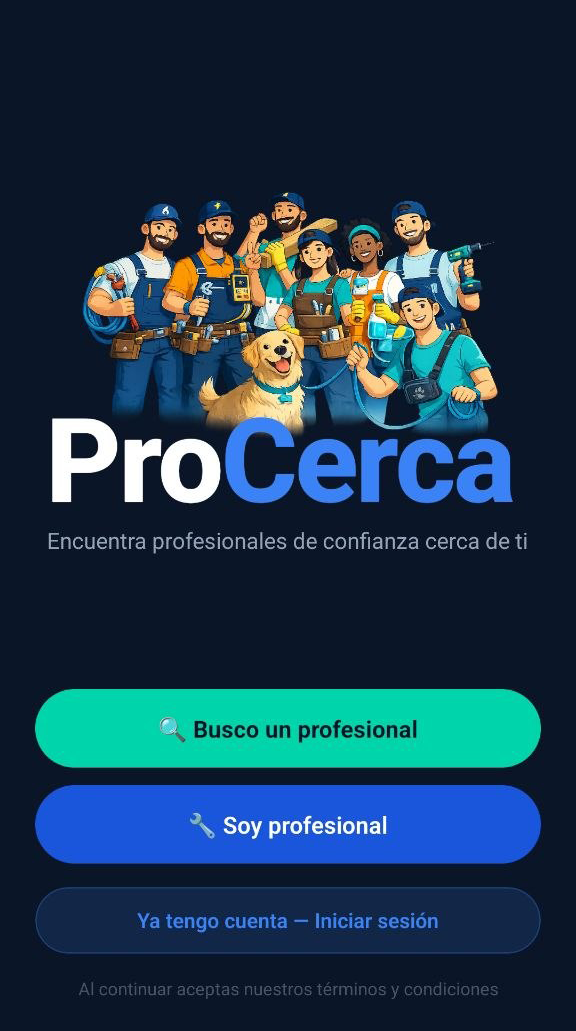 ProCerca — Chat y presupuestos